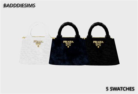 sims 4 prada cc|sims 4 shoulder purse cc.